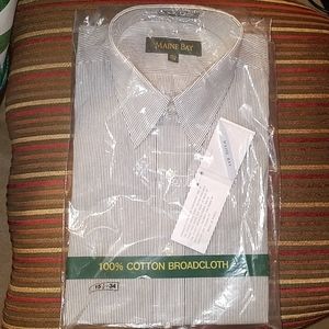 Father's Day Sale!! Maine Bay Quality men's cotton dress shirt